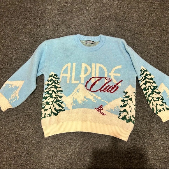 ❄️ALPINE CLUB COZY SOFT OVERSIZED WINTER TRIP READY SKI SWEATER - Picture 6 of 8